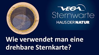 Wie verwendet man eine drehbare Sternkarte?