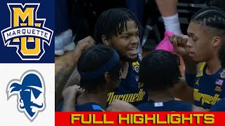 MARQUETTE vs SETON HALL Basketball Game Full Highlights 2025