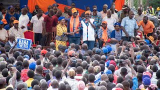 RAILA ODINGA RECEIVES OKU KAUNYA AS THE MP DUMPS RUTO FOR AZIMIO!!