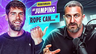 Dr. Andrew Huberman + Athlean-X Talk Benefits Of Jump Rope (My Reaction)