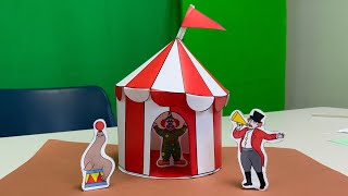 DT Crafts: Paper Circus Tent Craft