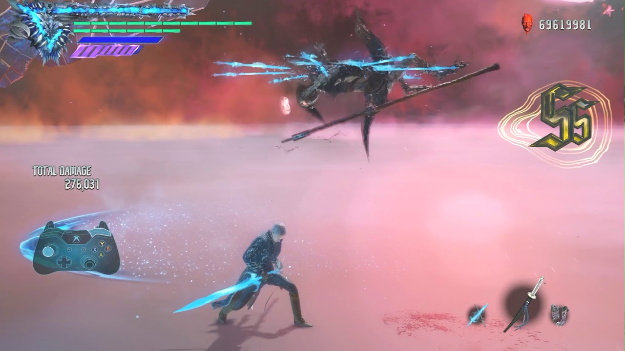 Dmc5 Vergil Combo Pc Youtube