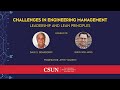 Challenges in Engineering Management: Leadership and Lean Principles