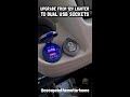 How to install a USB socket in your motorhome/RV, 12v cigarette lighter to dual USB. Quick, easy DIY