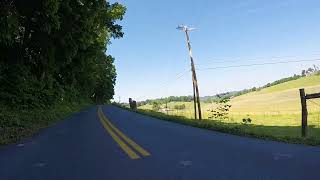 Relaxing drive down Jonesborough, TN backroads.