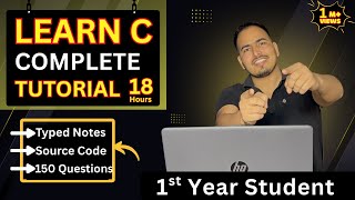 C Language Tutorial for Beginners (with Notes & Practice Questions) Part 1 @helloworld_institute