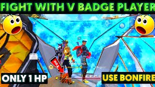 Last Zone Fight With V Badge Player (Part6) Best Funny Moment😂| Must Watch | #Shorts#Short #freefire