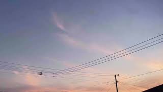 20200306夕焼け 雲 風 空