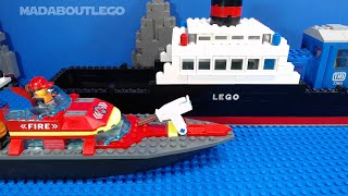 LEGO City Fire Rescue Boat 60373.