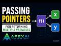 C++ Pointers for Returning Multiple Values from Functions