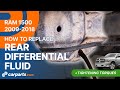 How to replace the Rear Differential Fluid 2009-2018 Dodge RAM 1500 🚗