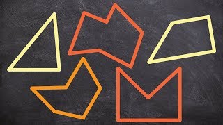 What is the difference between concave and convex polygons