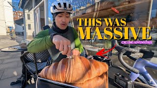 Quick FTP Test & Eating the Biggest Croissant in London!