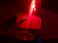 colloidal silver sparkles in laser light