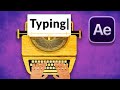 Create an EPIC Typewriter Text Animation in After Effects (EASY Tutorial!)