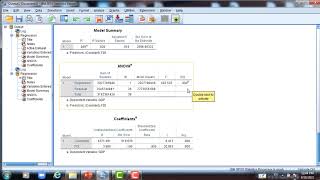 (SPSS 25) Simple Linear Regression Analysis with interpretation