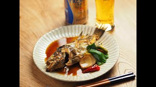 メバルの煮つけ、煮魚はフライパンで作ると上手にできます。