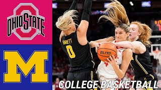 Michigan vs Ohio State  Game Highlights 4TH QTR | Jan 8,2025 Women's Basketball