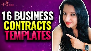 Your Business Needs These 16 Contract Templates (Here's Why)