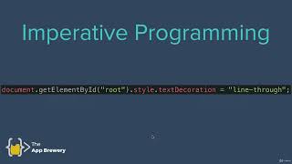 State in React Declarative vs Imperative Programming