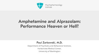 Amphetamine and Alprazolam: Performance Heaven or Hell?