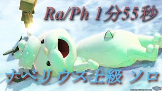 【PSO2】走破演習:ナベリウス上級SH ソロ 1:55 [Ra/Ph]