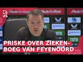 FEYENOORD-trainer Brian PRISKE: 'We BETALEN nu de PRIJS met Quinten TIMBER'