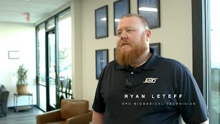 ERD Biomedical Technician Profile | Ryan Leteff