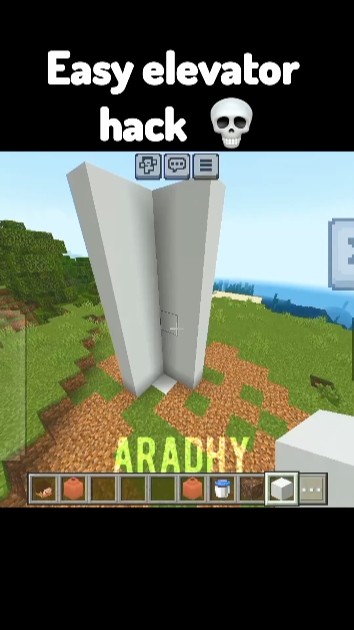 Minecraft Easy Elevator Hackрџ ђ Shorts Minecraft Youtube