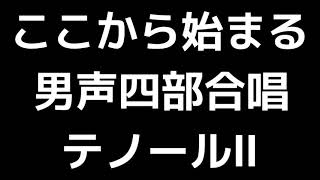 03 「ここから始まる」北川昇編(男声合唱版)MIDI テノールⅡ(セカンドテナー) 音取り音源