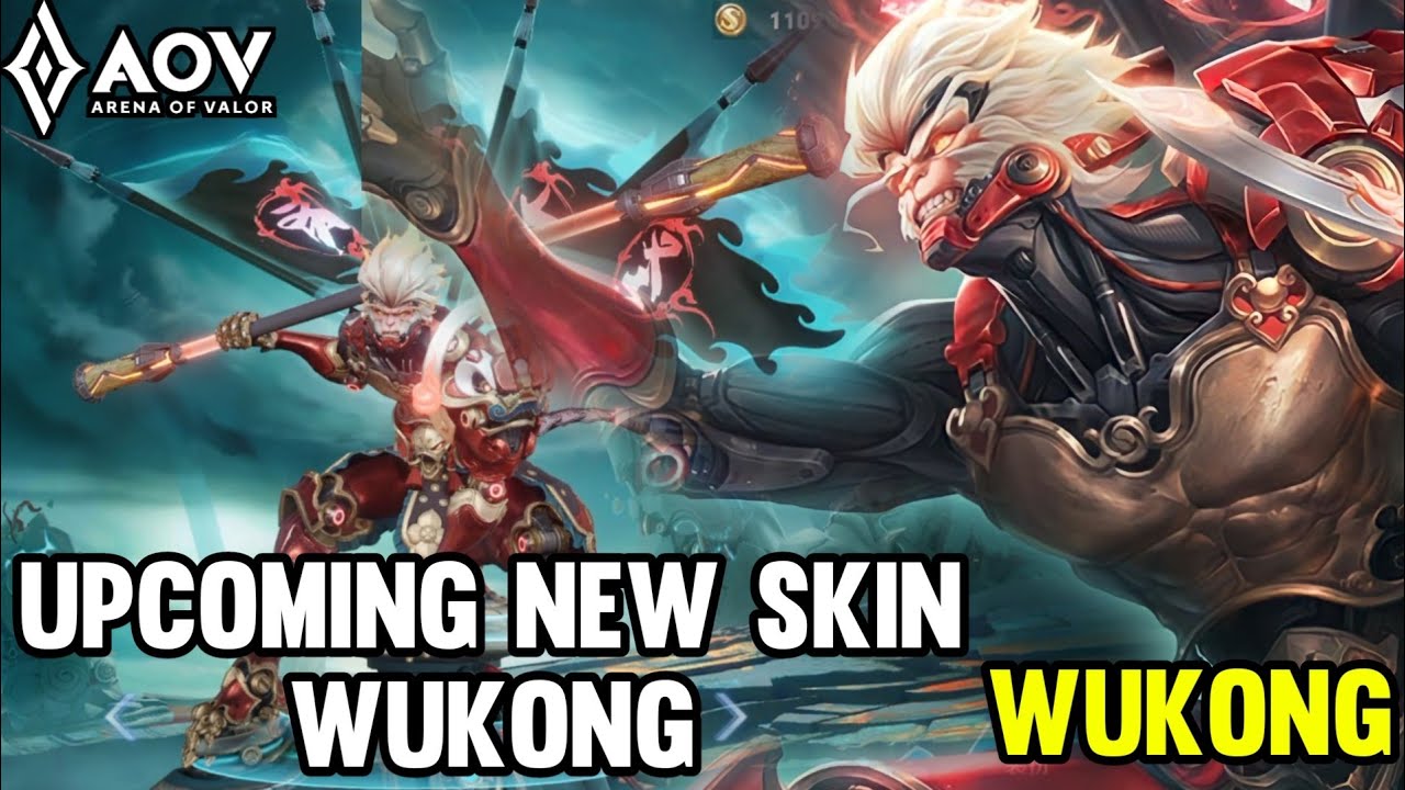 AOV : UPCOMING NEW SKIN WUKONG | AOV X HOK - ARENA OF VALOR - YouTube