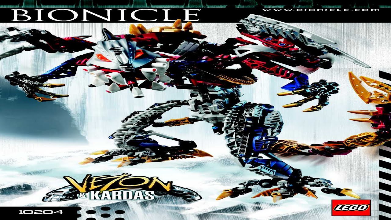 LEGO Instructions - Bionicle - Warriors - 10204 - Vezon & Kardas (Book ...