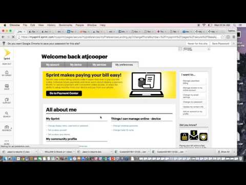 Sprint- change phone # Sprint- change phone #