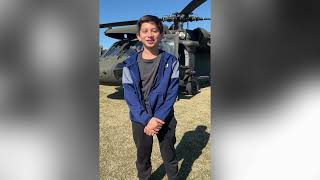 29th CAB Puts Kids in UH-60 Blackhawk Helicopter Pilot Seat