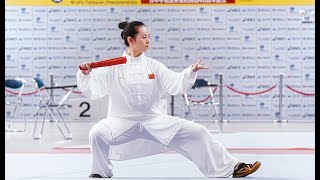 Taiji Champion Zhang Li - Taijishan @ 35th All Japan Wushu Taiji Championships
