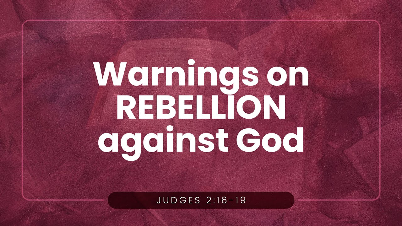 Warnings On Rebellion Against God | Dr. Neil Ty - YouTube