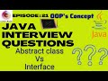 Java Interview Question| Difference between Abstract Class And Interface|Abstract Class vs Interface