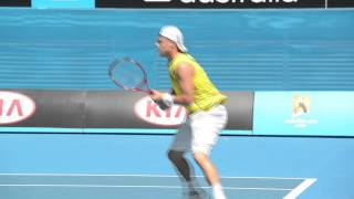 Lleyton Hewitt Practice Session - Australian Open 2013