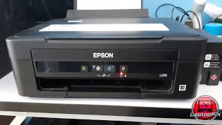 Epson L210 เคลียร์ซับหมึก