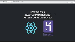 How to: Fix a mis-detected create-react-app app on Heroku