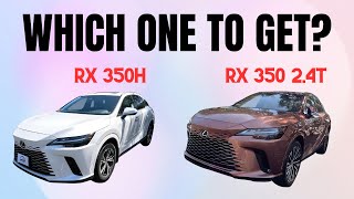 Who Wins? 2023 Lexus RX 350H VS RX 350 2.4T