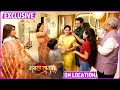 Mangal Lakshmi On Location: Mangal Adit Ki Happy Family, Saumya Ne Click Ki Family Picture