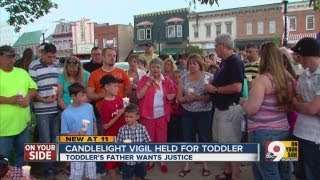 Candlelight vigil held for 1-year-old