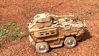 How To Make A Fully Armed weapon military tank with cardboard