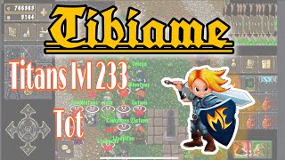 TibiaME W23 Titans Wiz Lvl 233 Tot