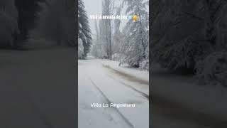 ❄️👉😲Mirá la espectacular nevada de hoy en casi toda la provincia de #neuquén