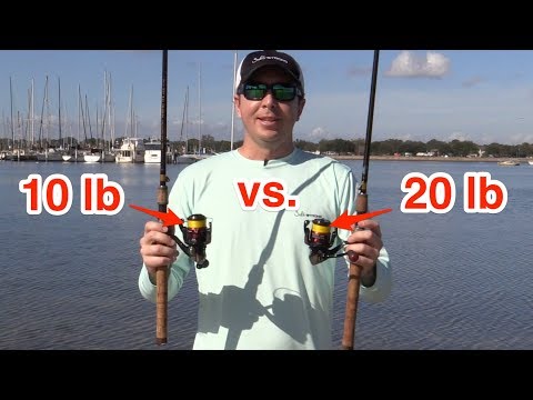 How big of a fish can you catch on 10lb line?