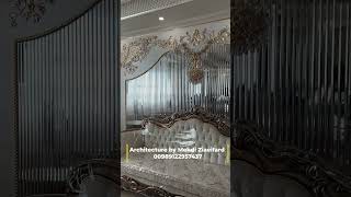 Classic living room design by plaster and mirrors | دیزاین داخلی پذیرایی به سبک کلاسیک