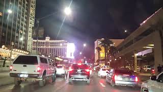 Vegas Strip After Dark - Driving Las Vegas Boulevard 4K