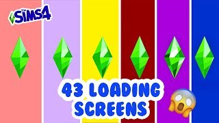 43 *NEW* SIMS 4 LOADING SCREEN COLORS! 😱